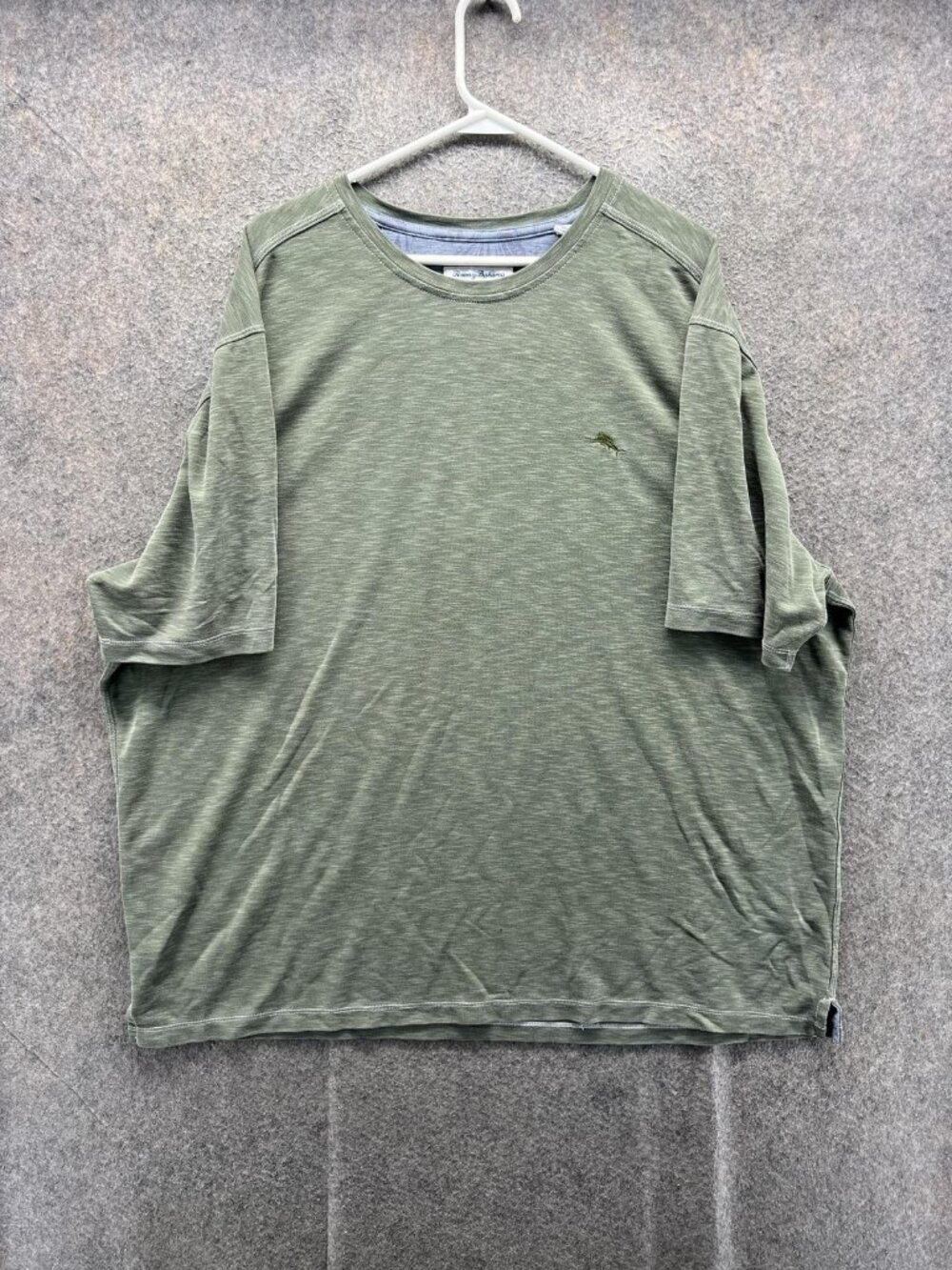 Tommy Bahama Shirt Men 3XL Green Relax Fit Modal Blend Tee Crewneck Casual Logo